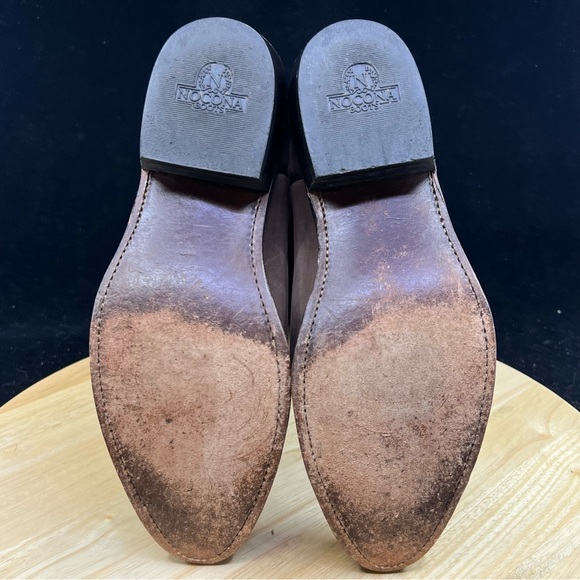 Nocona Brown/Pink/Blue Leather Western Cowgirl Boots Women's Size 7B - Picture 7 of 9